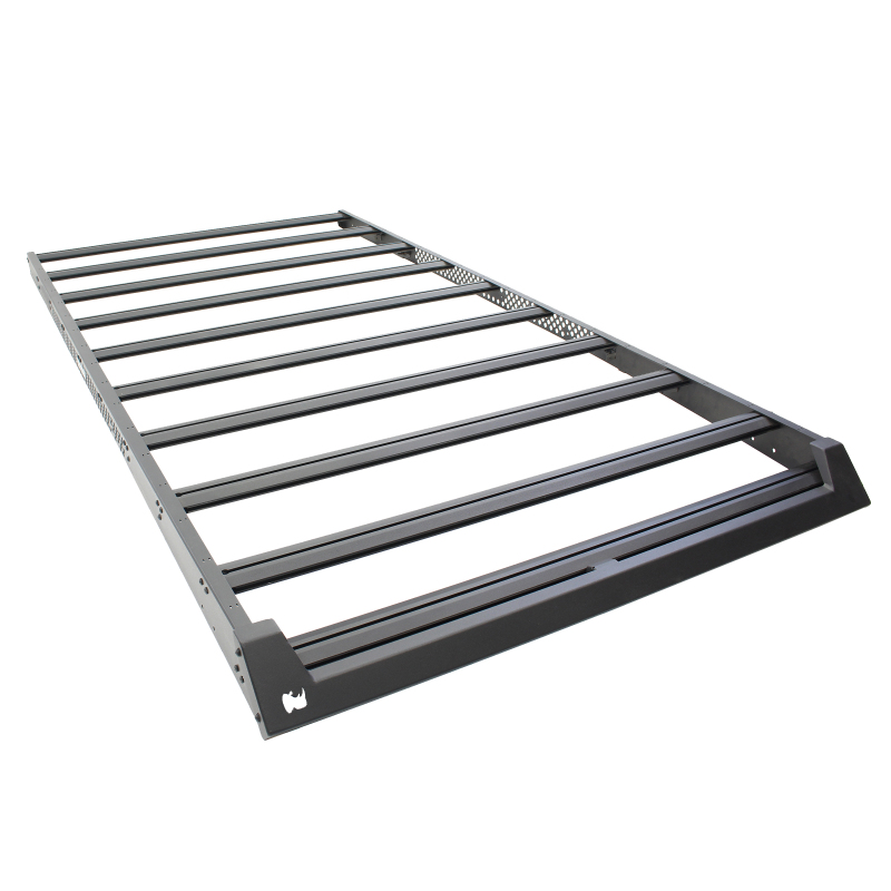 Toyota Land Cruiser Roof Rack - Go Rhino - Ceros Low Profile - Textured Black - `24-`26